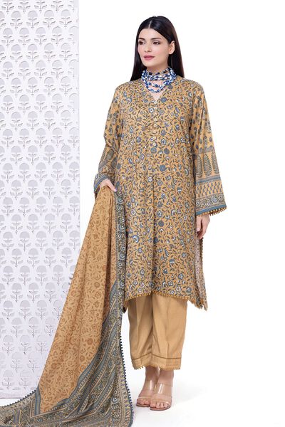 Printed | Karandi | Fabrics 3 Piece | AED 45.00
