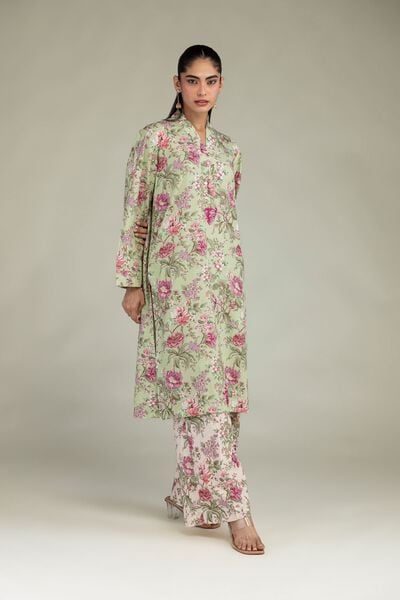 Printed | Cotton Viscose | Floral Cotton Pants | AED 100.00