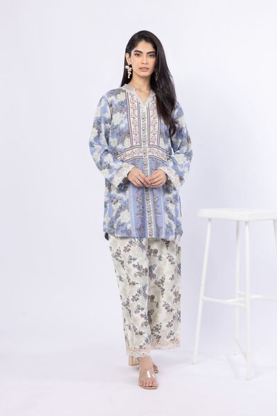 Embroidered | Russian Raw Silk | Pants | AED 56.00