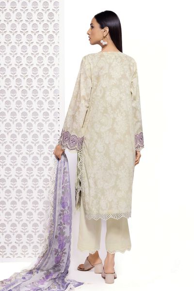 Cambric | Embroidered | Fabrics 3 Piece | AED 200.00