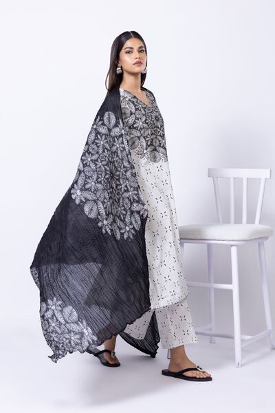 Printed | Voile | Dupatta | AED 40.00