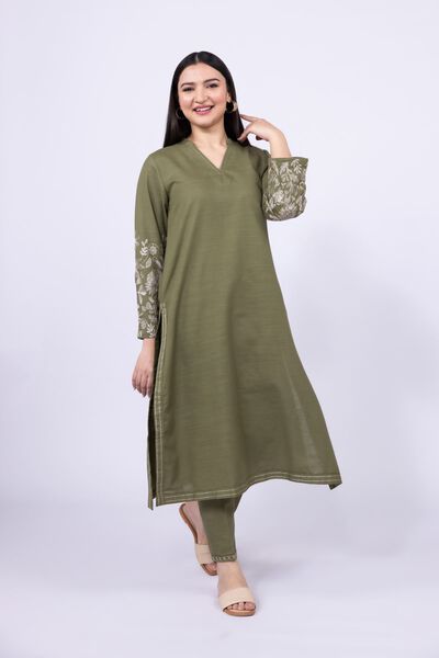 Dyed | Khaddar | Pants | AED 18.00