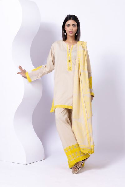 Embroidered | Crosshatch Poplin | Kurta | AED 84.00