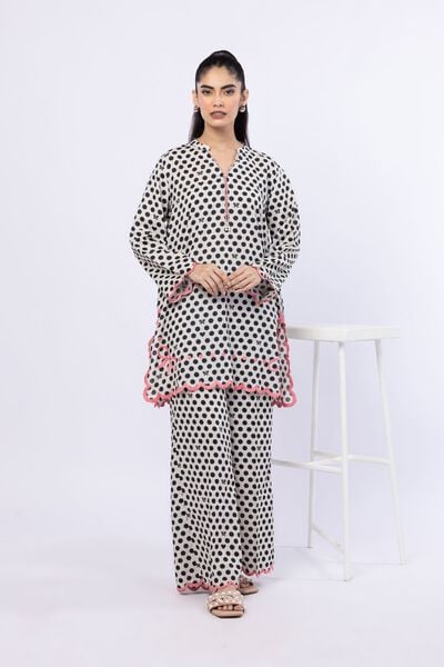 Embroidered | Cotton Dobby | Pants | AED 80.00