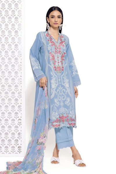 Cambric | Embroidered | Fabrics 3 Piece | AED 200.00