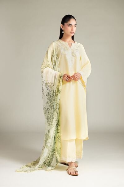 Embroidered | Blended Cambric | Kurta | AED 130.00