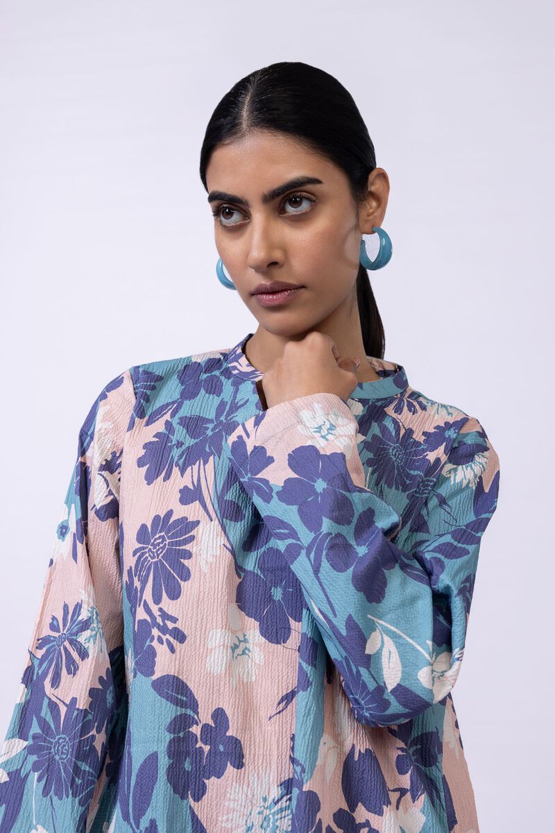 Printed | Ripple Crinkle | Kurta | AED 50.00