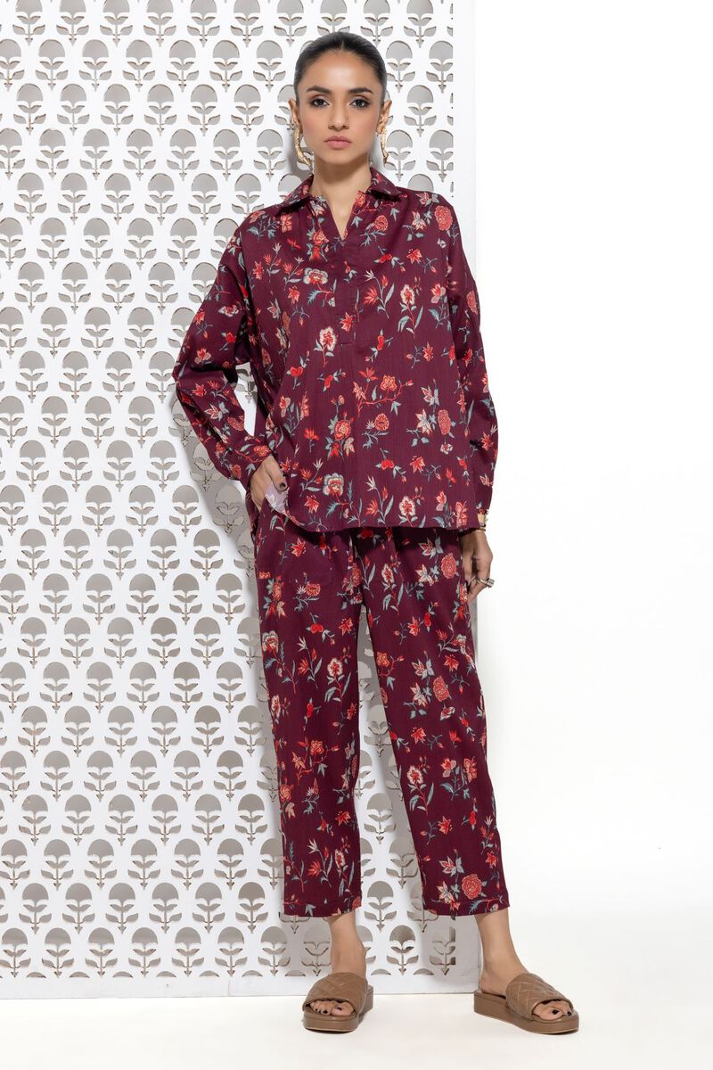 Wing Collar Tunic | Slouchy Trousers | Co-ord Set | null