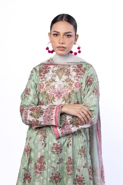 Printed | Broshia | Fabrics 3 Piece | AED 180.00