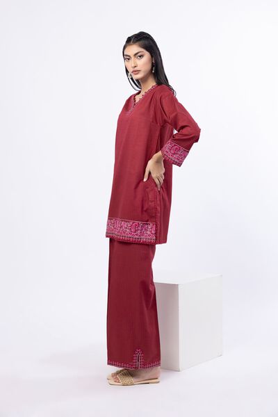 Embroidered | Cotton Dobby | Pants | AED 80.00
