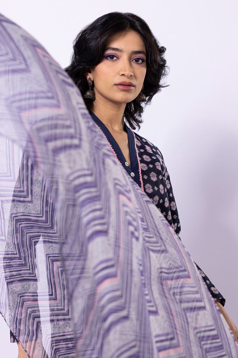 Dyed | Cotton Brosha Jacquard | Fabrics 3 Piece | null