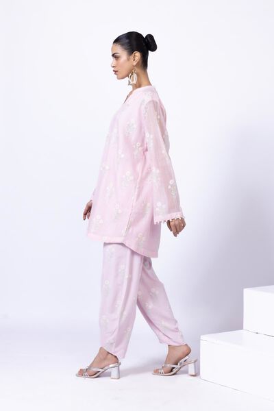 Embroidered | Crosshatch Raw Silk | Shalwar | AED 36.00