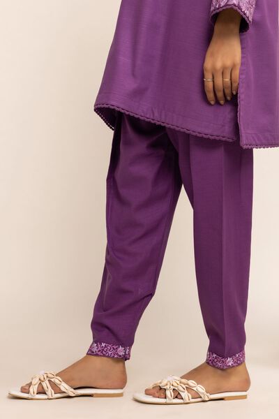 Tapered Shalwar, PURPLE, hi-res