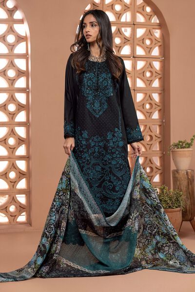 Cambric | Embroidered | Tailored 3 Piece | AED 200.00