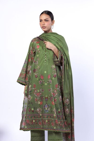 Printed | Jacquard | Tailored 3 Piece | AED 280.00