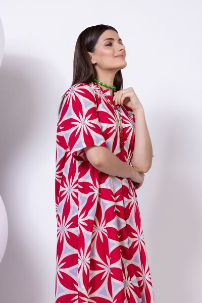 Printed | Crosshatch Poplin | Kurta | AED 50.00