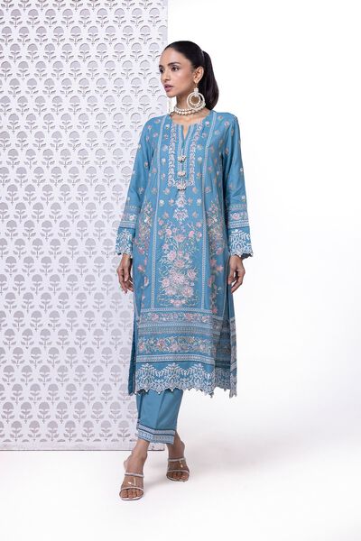 Embroidered | Raw Silk | Pants | AED 30.00