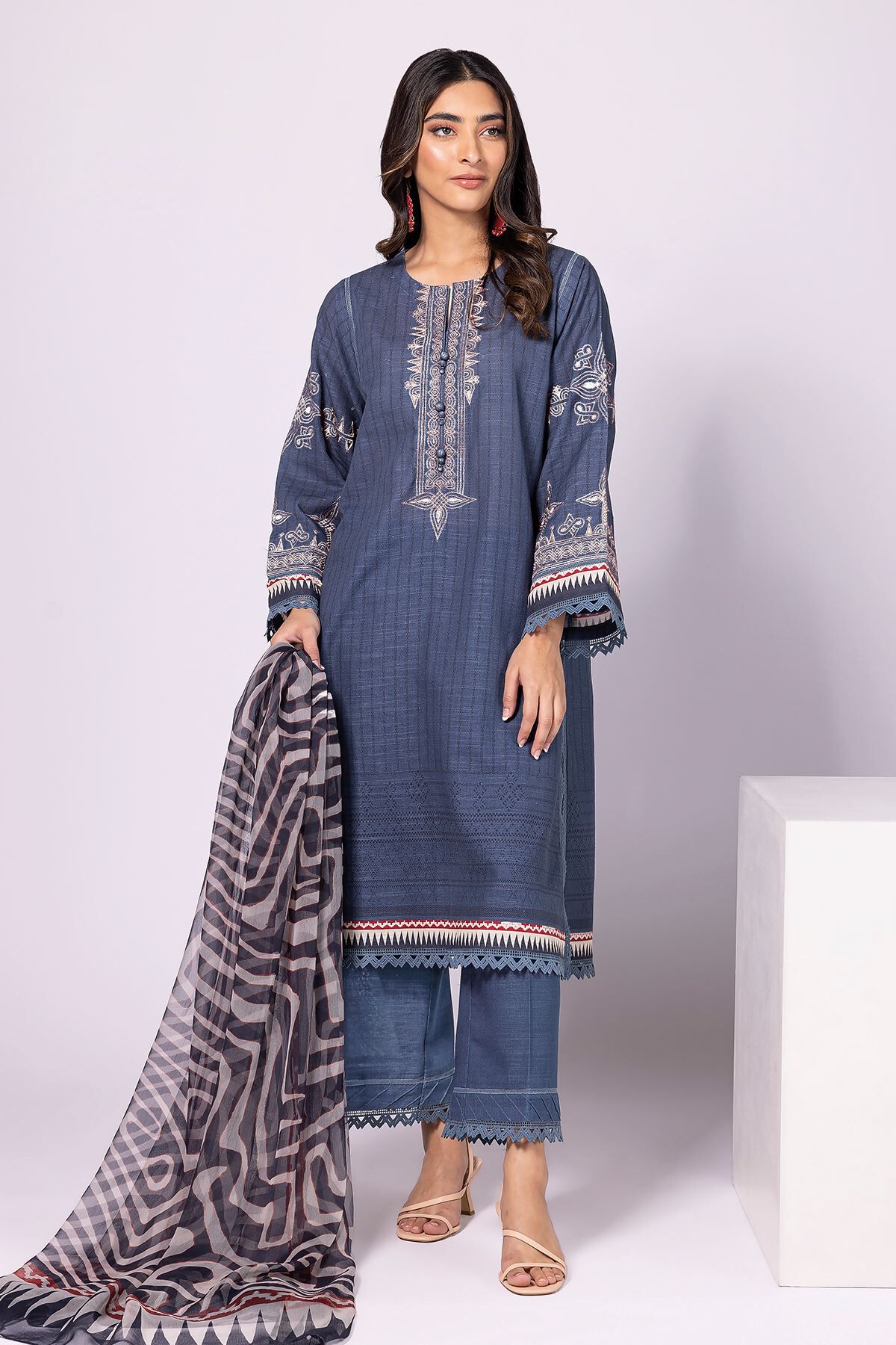 Buy Fabrics 3 Piece Suit 69.00 AED 1001743565 Khaadi United