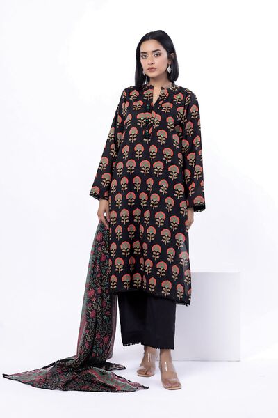 Printed | Cotton | Tailored 3 Piece | AED 180.00