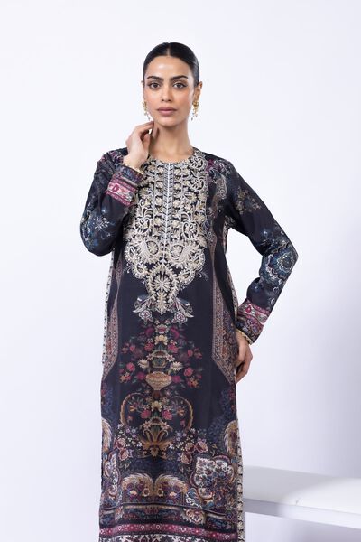Embroidered | Thai Silk | Kurta | AED 78.00