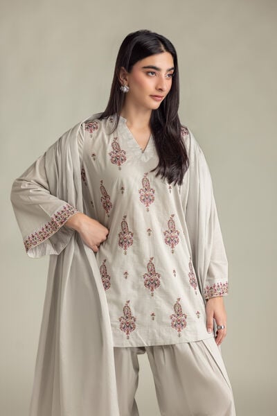 Embroidered | Cambric | Short Cambric Kurta | AED 180.00