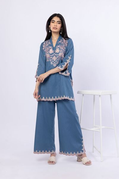 Embroidered | Linen Cotton | Kurta | AED 140.00