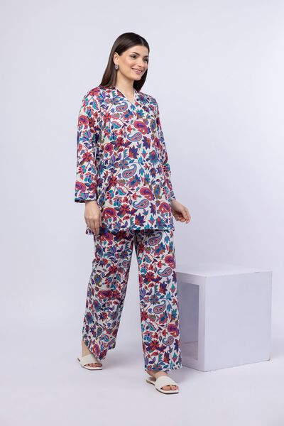 Printed | Cambric | Pants | AED 48.00