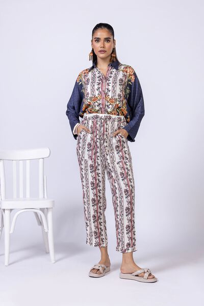 Printed | Viscose Crepe | Trousers | AED 24.00