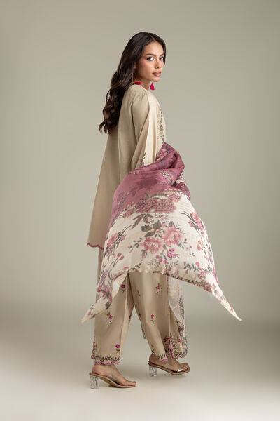 Embroidered | Polyester Silk | Dupatta | AED 130.00