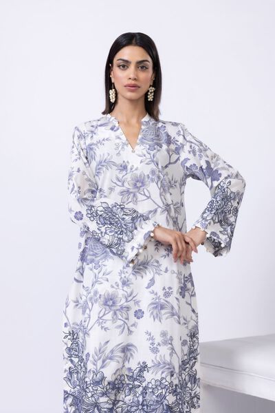 Embroidered | Crosshatch Poplin | Kurta | AED 98.00