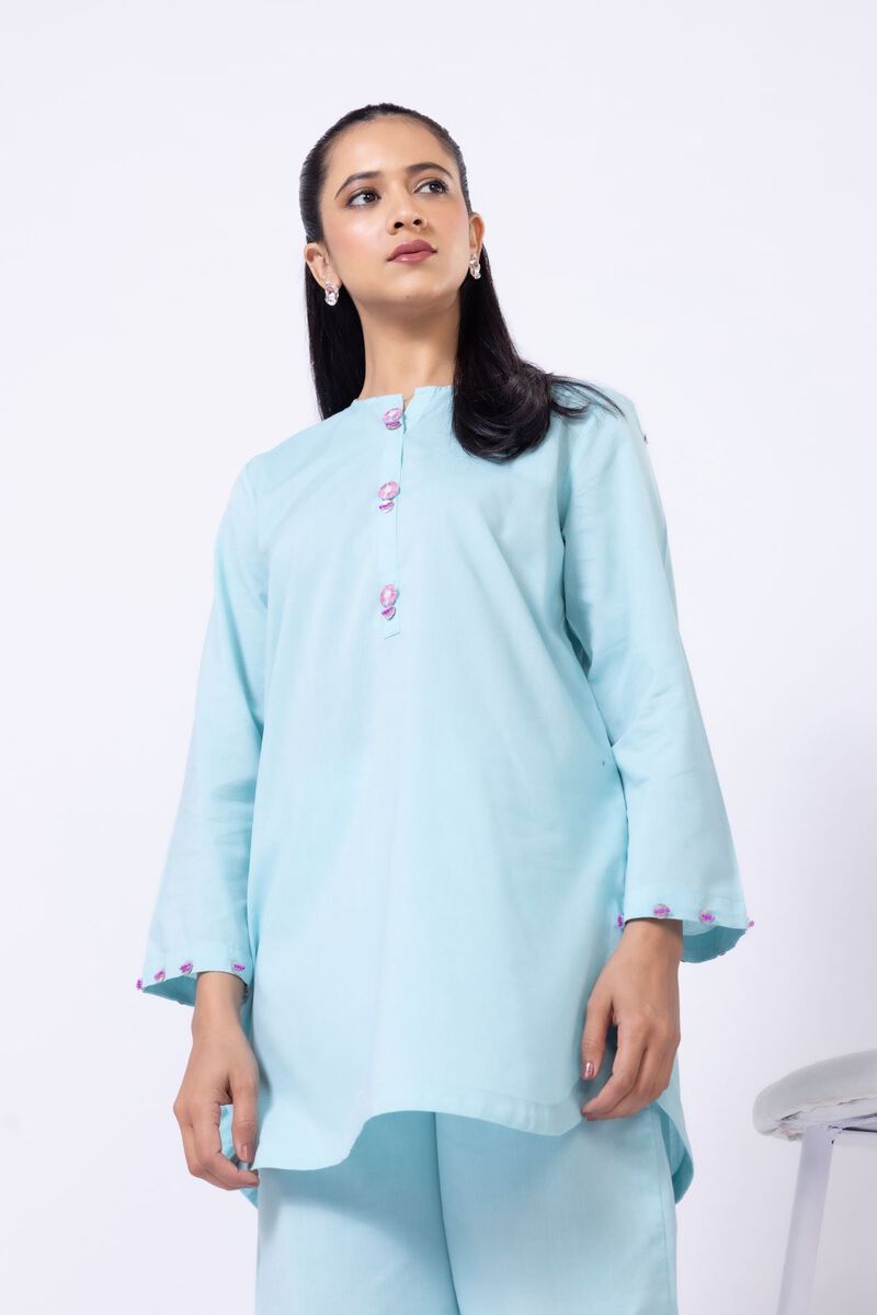 Dyed | Chambray | Kurta | null