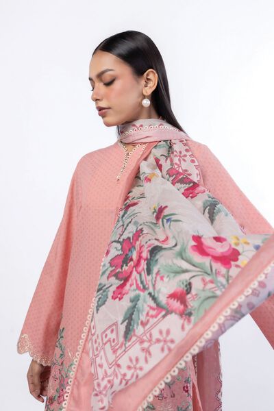 Embroidered | Cotton Dobby | Tailored 3 Piece | AED 300.00