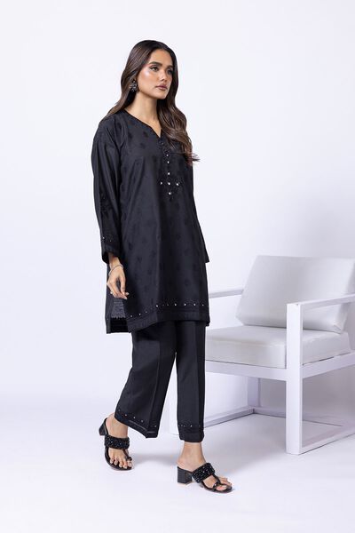Embroidered | Raw Silk | Pants | AED 24.00