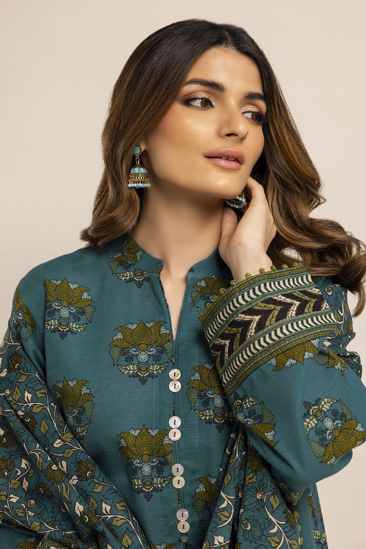 Buy Fabrics 3 Piece 27.00 AED 1001785310 Khaadi United Arab