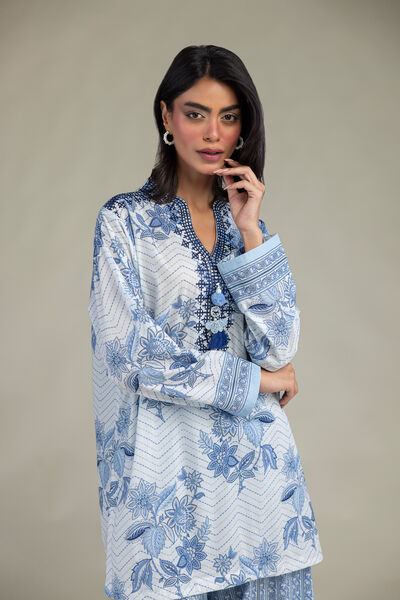 Embroidered | Cambric | Short Cambric Kurta | AED 150.00