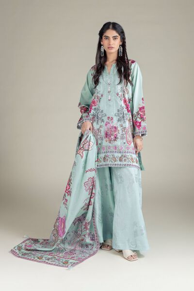 Printed | Jacquard | Fabrics 3 Piece | AED 180.00