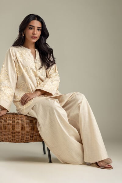 Embroidered | Heavy Textured Cotton | Kurta | AED 230.00