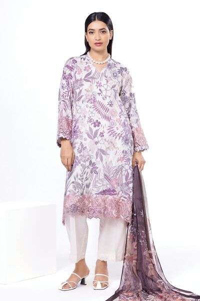 Embroidered | Cambric | Fabrics 3 Piece | AED 100.00