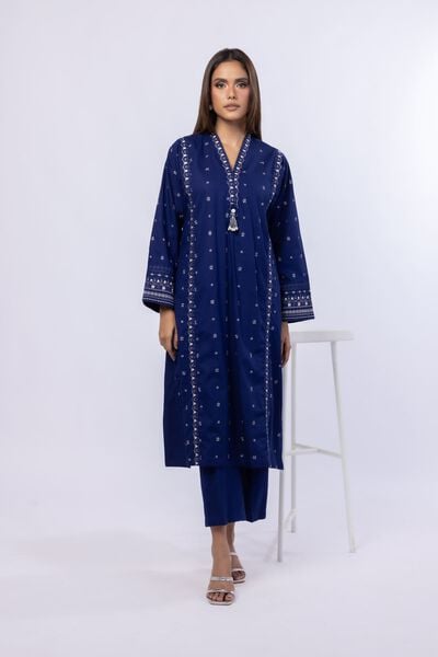 Dyed | Crosshatch Poplin | Pants | AED 60.00