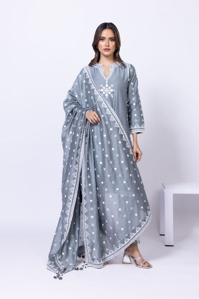Embroidered | Cotton Net | Dupatta | AED 60.00