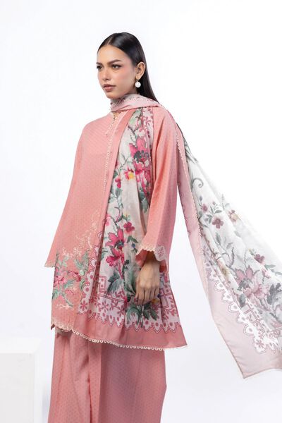 Embroidered | Cotton Dobby | Fabrics 3 Piece | AED 200.00