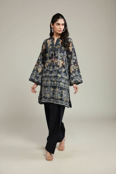 Printed | Jacquard | Black Tailored Set | AED 200.00