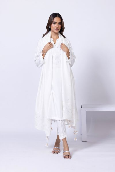 Embroidered | Cotton Net | Dupatta | AED 60.00