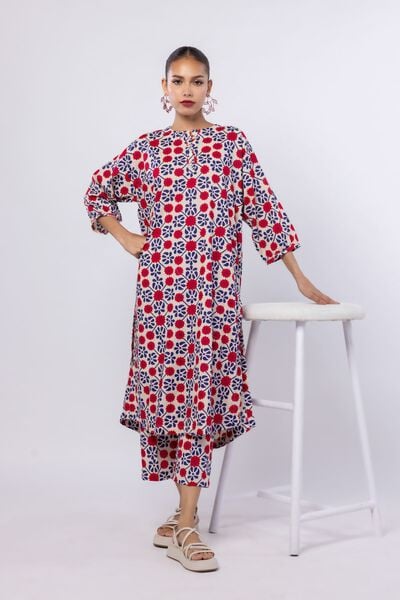 Printed | Cambric | Kurta | AED 80.00