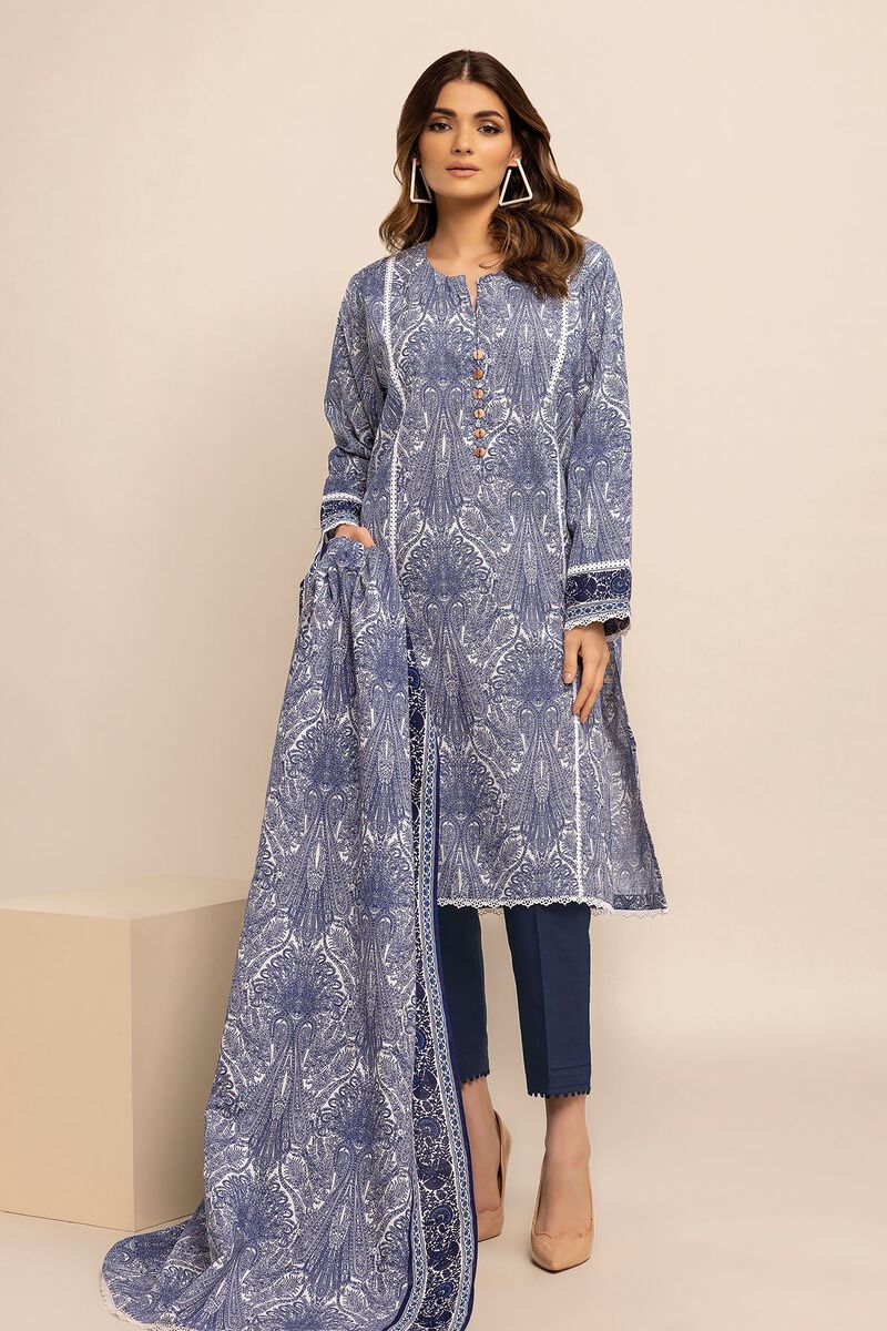 Printed | Light Khaddar | Fabrics 3 Piece | null