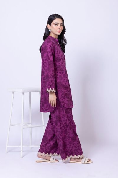 Embroidered | Heavy Textured Cotton | Pants | AED 60.00