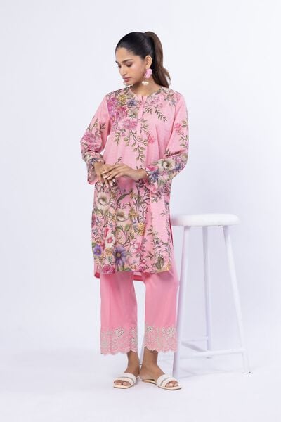 Embroidered | Cambric | Pants | AED 88.00