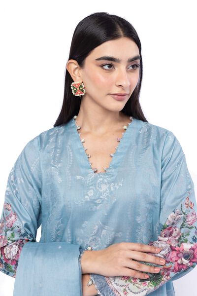 Printed | Jacquard | Tailored 3 Piece | AED 280.00