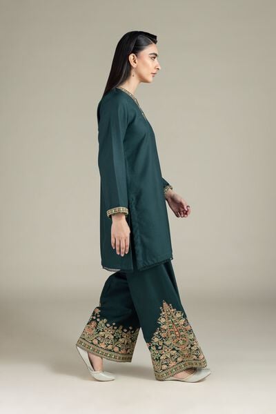 Embroidered | Heavy Blended Viscose | Pants | AED 155.00