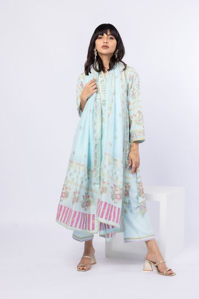 Printed | Raw Silk | Pants | AED 27.60